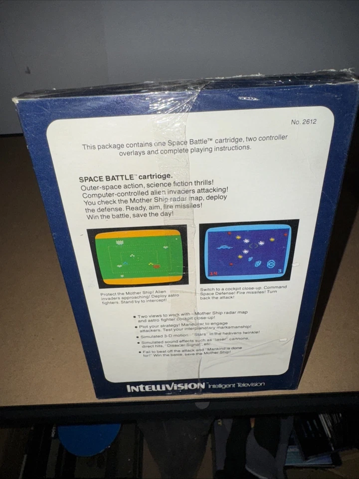 SEALED Vintage 1979 Space Battle By Mattel Intellivision Video Game No. 2612 VTG - Image 2 of 4