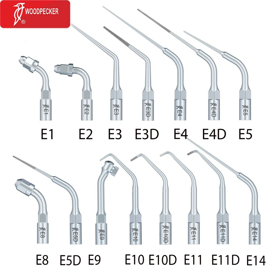 Woodpecker Tips Dental Ultrasonic Scaler Tips Endo Perio Root Canal Fits EMS UDS - Image 3 of 4