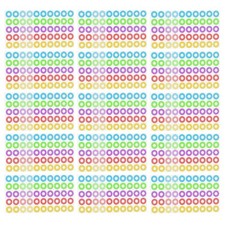750 Pcs Paper Hole Reinforcement Sticker Punch Protectors Stickers Labels