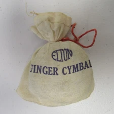 Elton Finger Cymbals Set of 4 – Vintage Brass Belly Dance Percussion