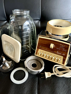 #ad #ad Vintage OSTERIZER Imperial VIII Blender 8 Speed Model 542 MCM Chrome TESTED $18.00