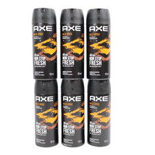 6 PACK AXE 48-Hour Fresh Deodorant Body Spray Fragrance for Men Wild Spice 150ml