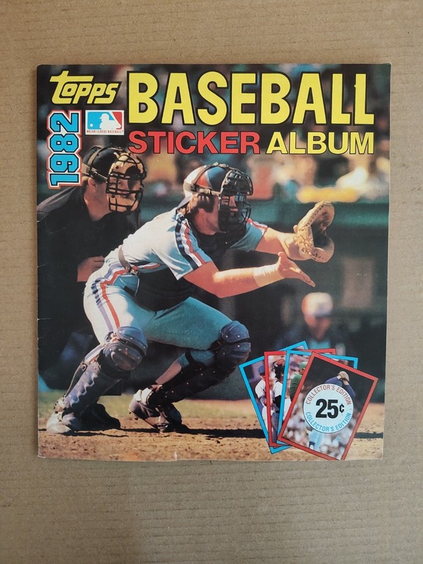 1982 Topps Baseball Sticker Album Book Complete Set Of 260 Good Condition Lot #4