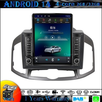 9.7''Android 14 Autoradio GPS SATNavi Carplay DAB For Chevrolet Captiva 2012-2017