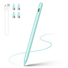 Light Blue Stylus Pen for Touch Screens Rechargeable Universal for Tablet