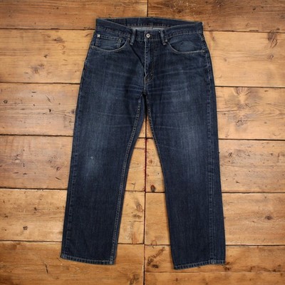 Levis 559 Jeans 34x30 Herren Blau 00s Relaxed Straight Dark Stonewash Denim