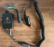 Atlantic Signal Warrior 1 Dual Comm Push to Talk Wired with Motorola APX Cable
