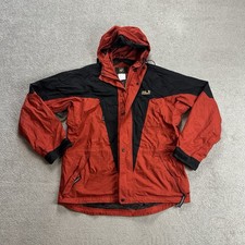 JACK WOLFSKIN Herren Jacke Gr L Windbreaker Windjacke Regenjacke 15901 Rot