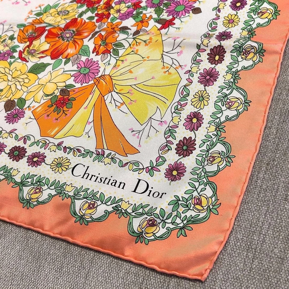 Bufanda de seda Christian Dior vintage de Japón Chr en excelente estado Foto 2 de 4