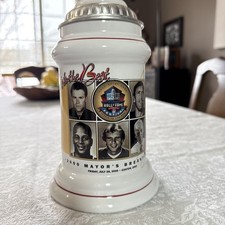 Football Hall Of Fame Official Commemorative Beer Stein Year 2000