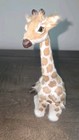 Giraffe Figure Resting African Animal Safari 6” -Goat Hair -Wildlife Decor — photo 2