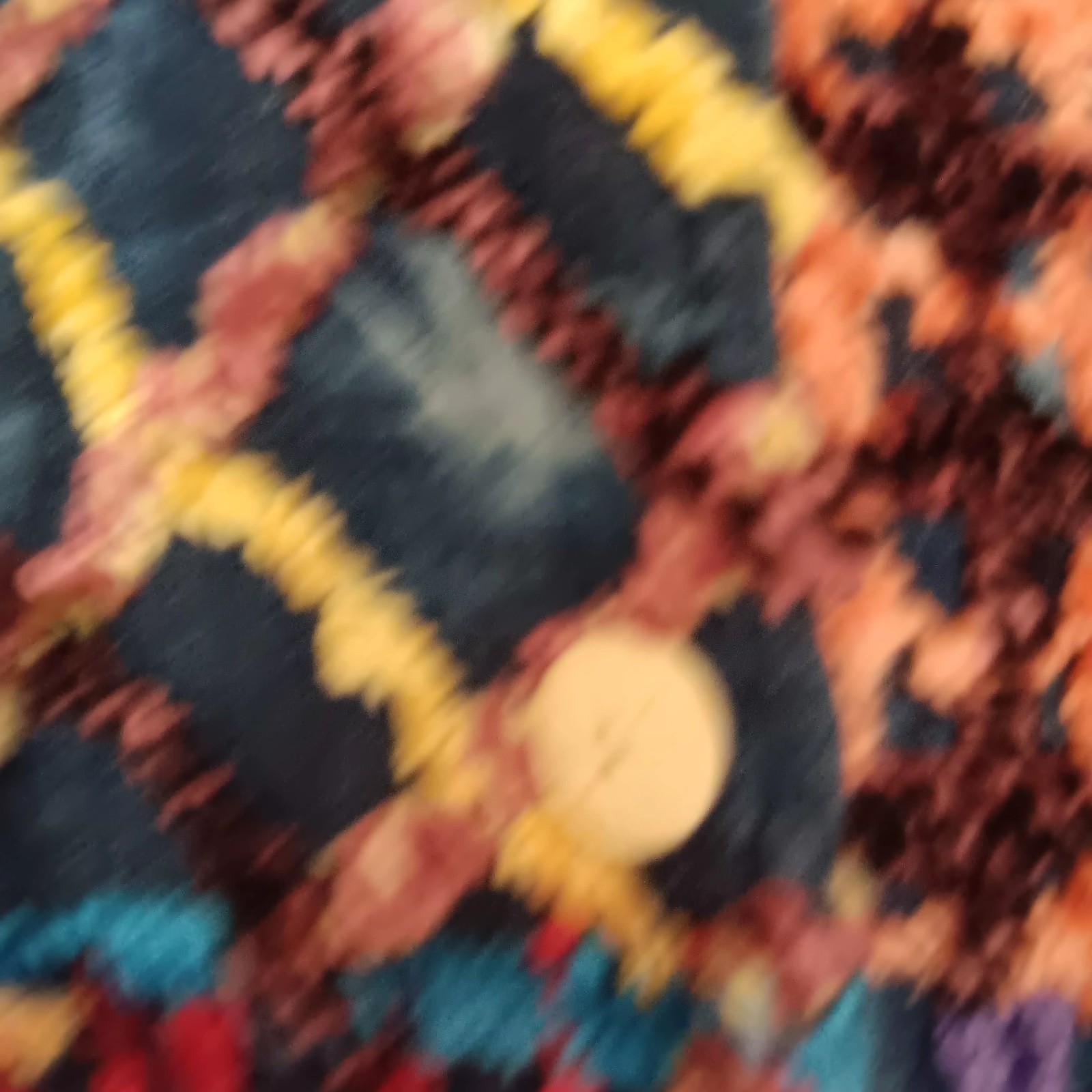 Vintage Chenille Patchwork  Boho Jacket Women’s  … - image 19