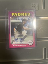 2024 Topps Heritage High Number - Real One Autographs Mason McCoy #ROA-MM