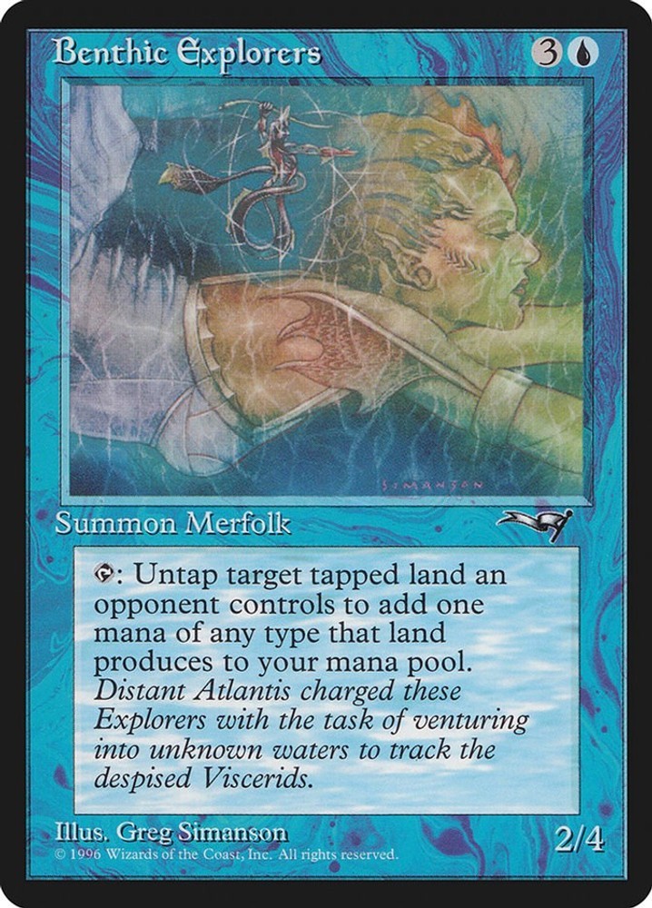 Benthic Explorers Alliances Common 37 NM Magic Card