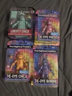 FUNKO Five Nights at Freddy's Lot Of 4 TIE-DYE BONNIE,CHICA,FOXY & LIBERTY CHICA