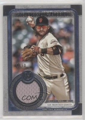 2019 Topps Museum Collection 14/50 Brandon Crawford #MMR-BC Patch 0b0