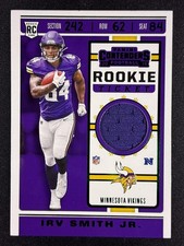 2019 Panini Contenders #RTS-32 Irv Smith Jr. Rookie Ticket Swatches Patch