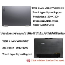 16" LCD Screen Assembly Complete For Lenovo Yoga 7 2-in-1 16AHP9 83DM0004US FHD