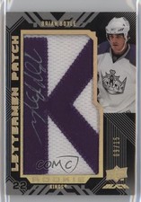 2008 Upper Deck UD Black Rookie Lettermen Gold 9/15 Brian Boyle Patch Auto 1p0
