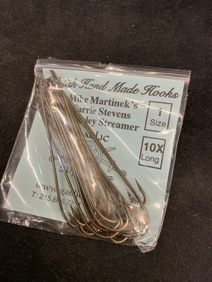 Gaelic Supreme Mike Martinek's Carrie Stevens Streamer hooks #1-10XL