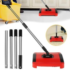 Manual Carpet Sweeper Floor Cleaner Pet Hair Scraps Sweeper Floor Duster Broom
