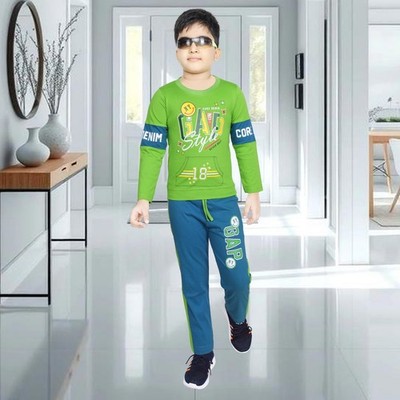 Toddler Boy's Clothes Boys Soft Cotton Short Sleeve T-Shirt & Shorts Set 3-6Yrs