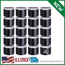 18 Rolls Black Electrical Tape Bulk 2 Inch x 66ft, 2 Inch-18Pack,
