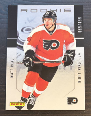 2012 Panini Father's Day Rookies MATT READ Rookie /499 #16 Flyers