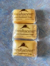 Freshscent Gold Deodorant Soap 3 Bars 5 Oz Made In Guatemala