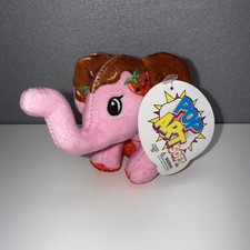 POP ART SOFT ELEPHANT DIPPY 5 - 6 BEAN BAG PLUSH Chocolate Covered