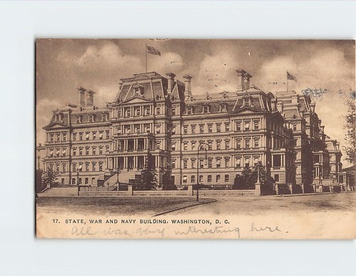 Postkarte State, War & Navy Building Washington DC USA