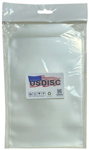 100 USDISC Storage Pockets 5.625 x 8.5, 4mil Stamp & Die (Clear) Flap