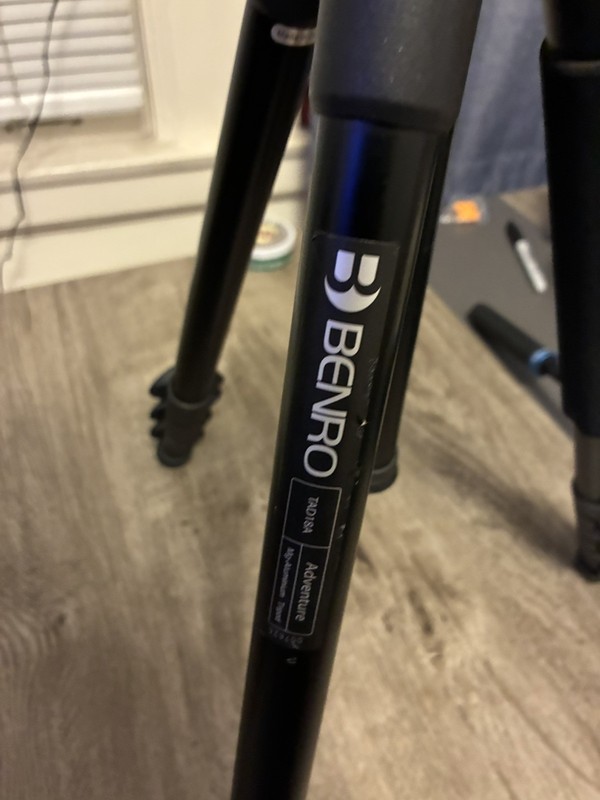 Benro TAD18A Series 1 4-Section Adventure Aluminum Tripod, Flip Lock