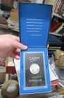 1884-CC Uncirculated $1 Morgan Silver Dollar, GSA/Box, COA, TONING on Reverse