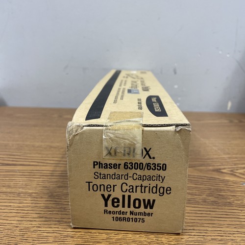 Xerox Phaser 6300/6350 Yellow Toner Cartridge - 106R01075 - 第 4/4 張圖片
