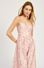 Anthropologie En Saison Josette Sleeveless Floral Midi - MEDIUM (UK 10-12) £127