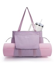 Yoga Mat Bag Tote Yoga Gym Bags For Women Men with Waterproof Wet Pocket Ho...