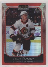 2021-22 O-Pee-Chee Platinum Red Prism 66/199 Brady Tkachuk #139 07hg