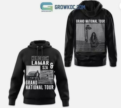 Kendrick Lamar SZA GrandNationalツアーフーディー Kendrick Lamar SZA Grand National Tour 2025 Hoodie 3d - all