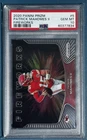 Patrick Mahomes II 2020 Panini Prizm Fireworks #5 PSA 10 Gem Mint Kansas City