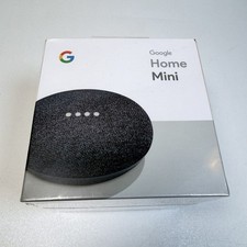 Google Home Mini Smart Assistant - Charcoal GA00216-US , New/Sealed