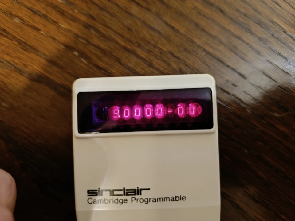 Sinclair Cambridge Programmable Calculator - Working Condition - Image 3 of 4