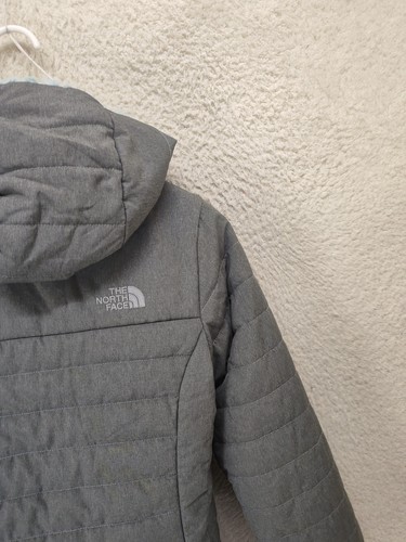 The North Face Girls Jacket Medium Gray 100% Polyester Full Zip Lined Hoodie - Picture 12 of 19