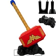 Wonder Woman Hammer #1 Mjolnir Thor's Hammer | 3D Printed Fan Art