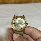 Timex 21 21J Manual Mechanical Water-Resistant Gold Sunburst Dial Watch 3d