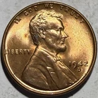 1942-D RD Lincoln Cent BU #T375