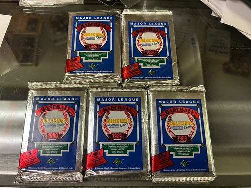 1989 UPPER DECK Baseball Low Series (5) SEALED PACK FROM BOX KEN GRIFFEY Jr RC