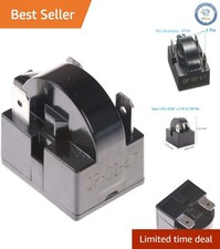 QP-02-4.7 3-Pin Starter Relay Replacement for Mini Fridges Refrigerators