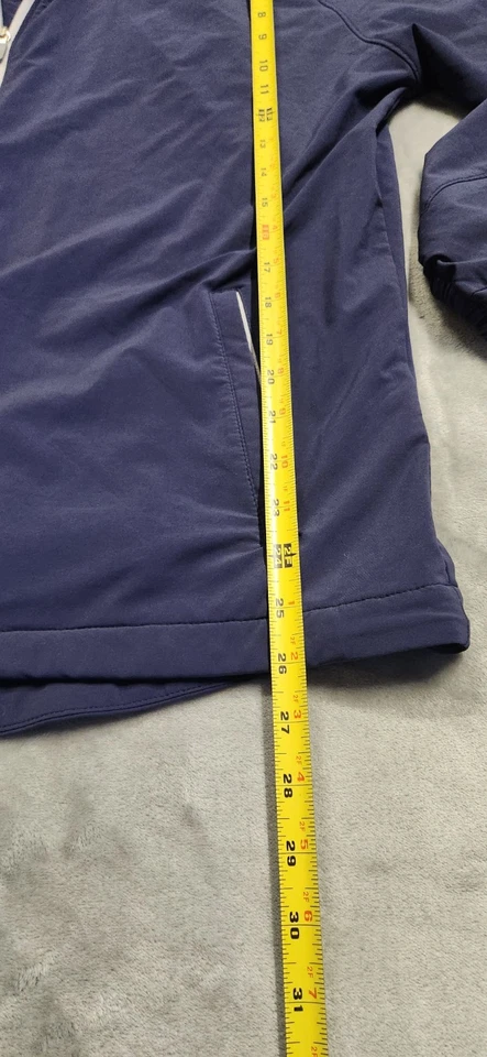 Peter Millar Men's Size Large Navy Blue Merge Performance Full Zip Jacket - Image 4 of 4