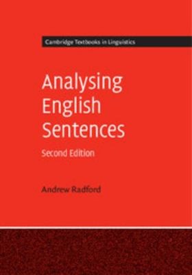 Analysing English Sätze Taschenbuch Andrew Radford